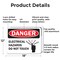 Signmission Electrical Hazards Do Not Touch Danger Sign, Aluminum, 18in W x 12in L, 2PK OS-2PACK-DS-A-1218-L-19342 - alternate 2
